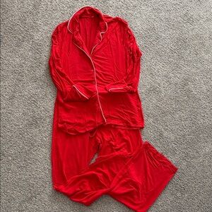 Nordstrom Vibrant Red Pajama Set